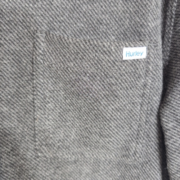 Hurley Black Casual Button Down Shirt - Picture 4 of 8